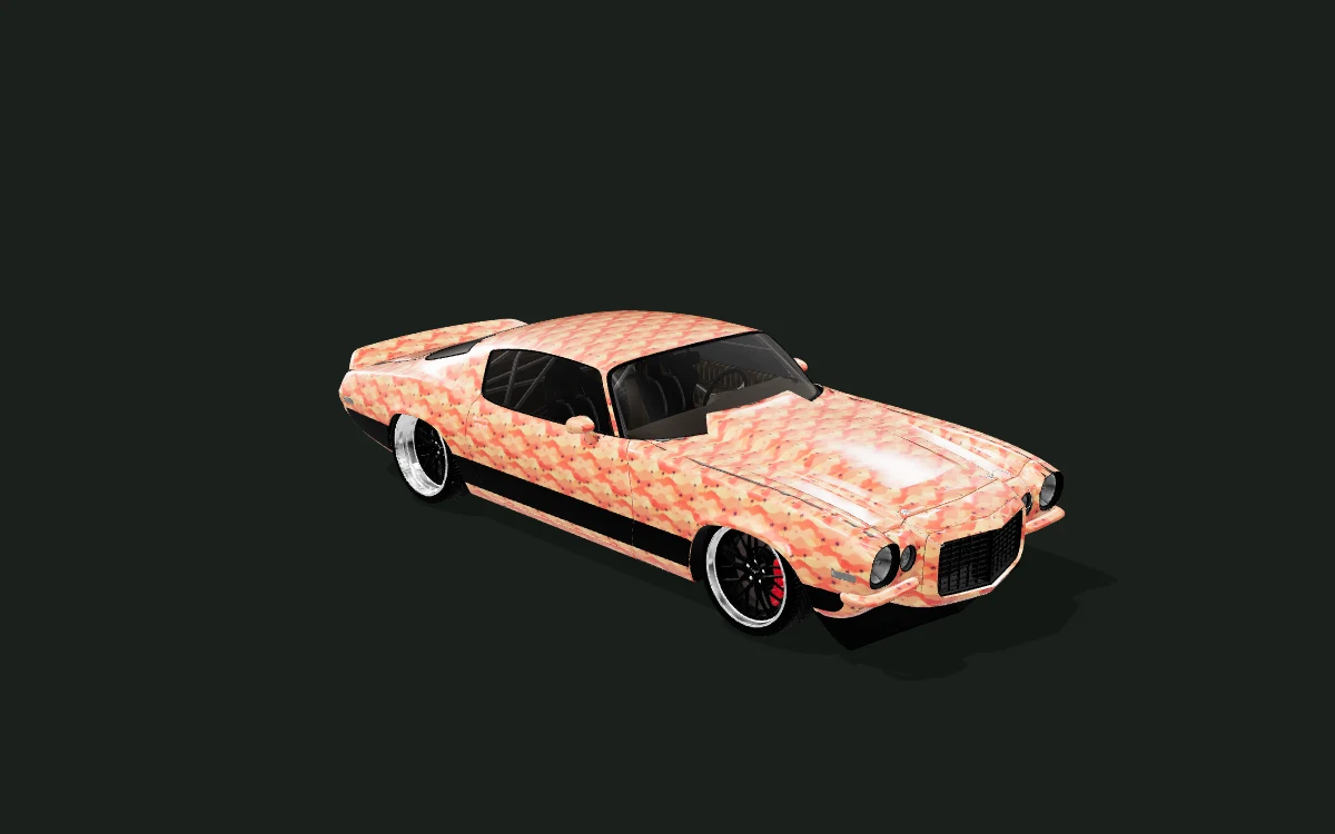 Dune Palms for Chevrolet Camaro — 3D model render — front three-quarter