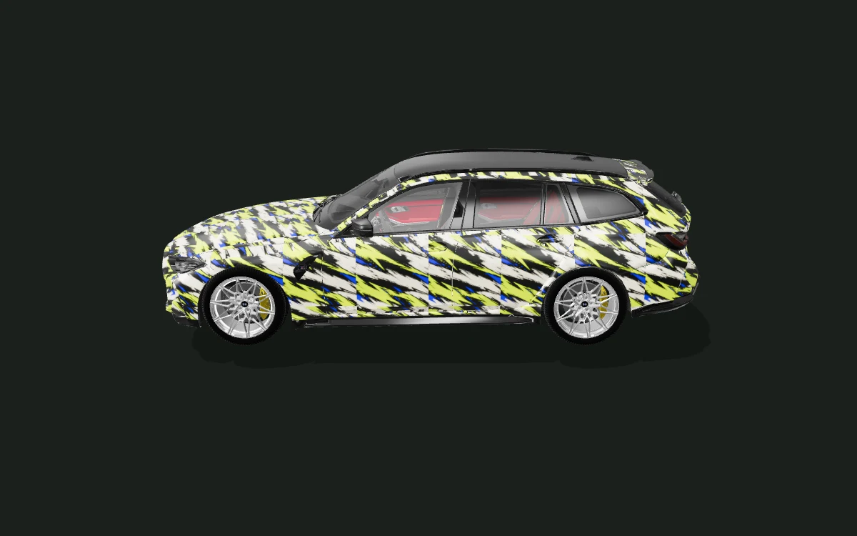 Volt Brush for BMW M3 Touring — Competition Touring · G81 body study — Side profile