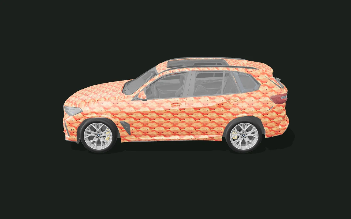 Dune Palms for BMW X5 — X5 M Competition · 2020 study — Side profile