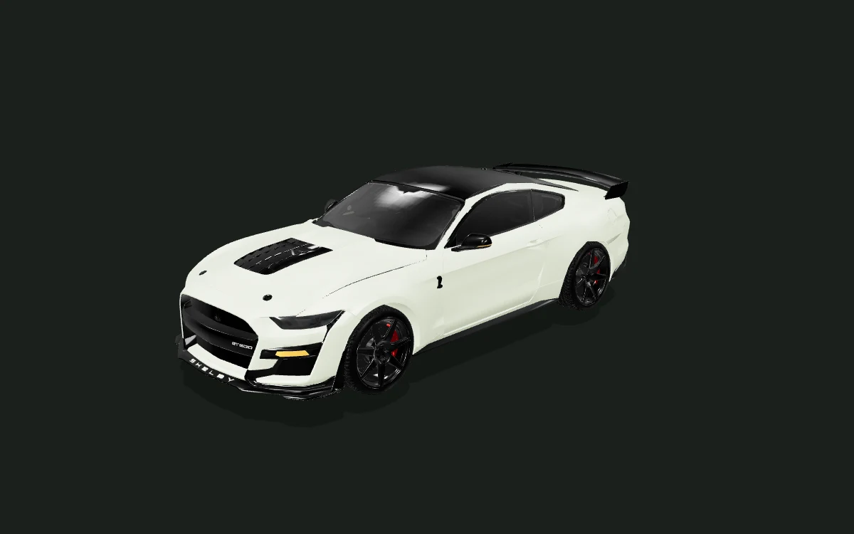 Ford Mustang Shelby GT500 参考モデル in the WrapPrism 3D preview